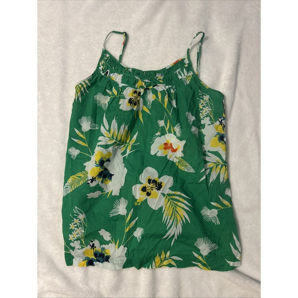 Patagonia Women's Size Small Hawaiian Print Camisole in green color